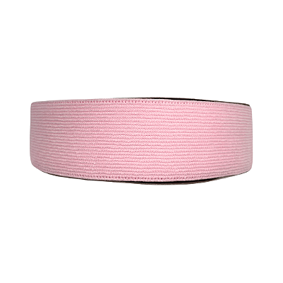 Fita de Veludo Cotelê 38mm | 1 Metro | Cor: Rosa Bebê