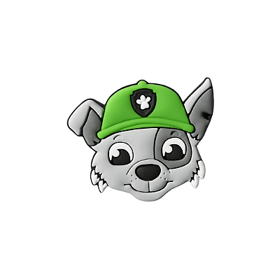 Aplique Emborrachado Personagem Patrulha Canina Rocky