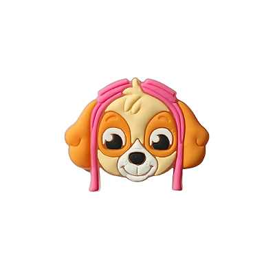 Aplique Emborrachado Personagem Patrulha Canina Skye