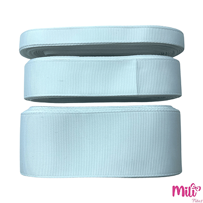 Fita Gorgurão MILI | 10 Metros | Cor: 029 White