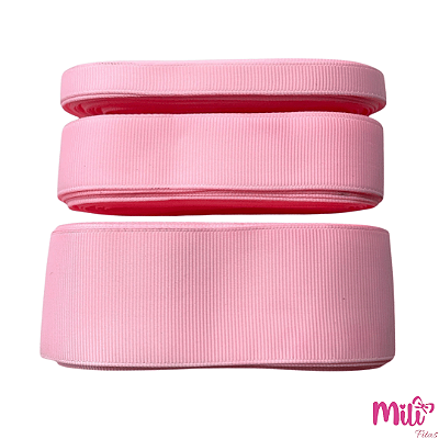 Fita Gorgurão MILI | 10 Metros | Cor: 117 Lt Pink