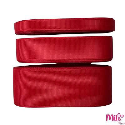 Fita Gorgurão MILI | 10 Metros | Cor: 235 Poppy Red
