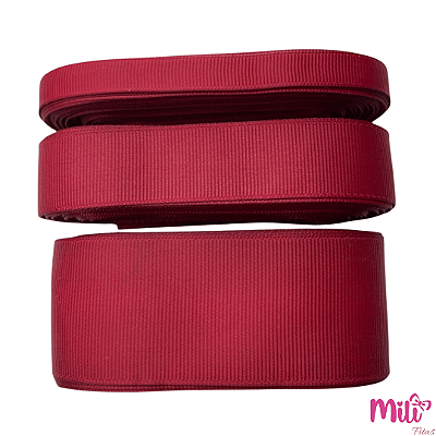 Fita Gorgurão MILI | 10 Metros | Cor: 260 Scarlet