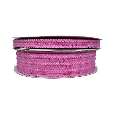 Fita Rendada Importada N2 | N9 | 1 Metro | Cor: Rosa Chiclete