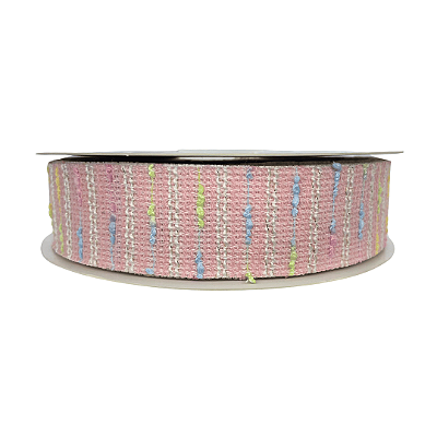 Fita Tweed Candy Color 38mm | Metro | Cor: Rosa