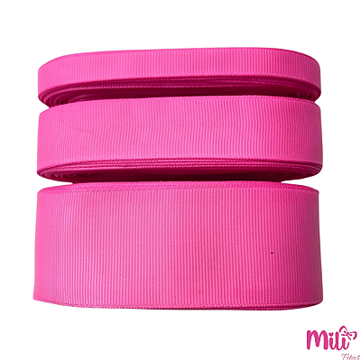 Fita Gorgurão MILI | 10 Metros | Cor: 156 Hot Pink