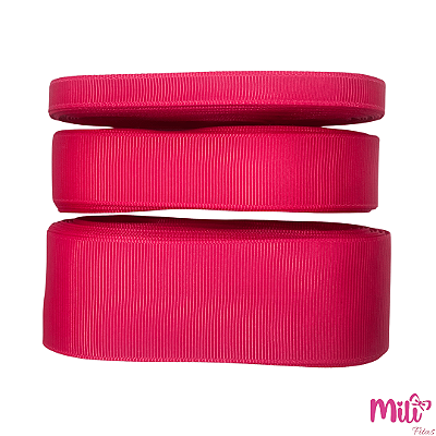 Fita Gorgurão MILI | 10 Metros | Cor: 175 Shocking Pink