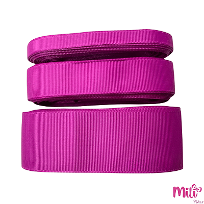 Fita Gorgurão MILI | 10 Metros | Cor: 185 Raspeberry Rose