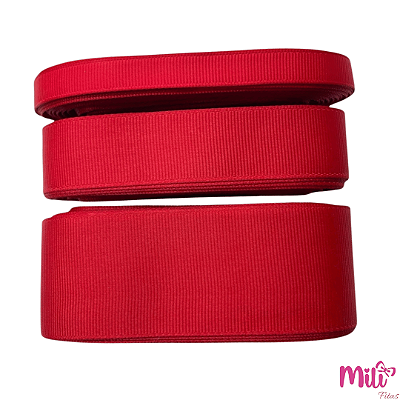 Fita Gorgurão MILI | 10 Metros | Cor: 250 Red