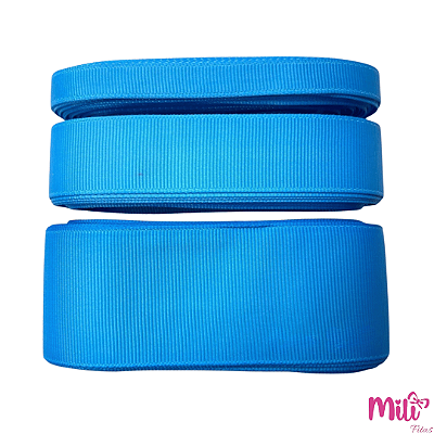 Fita Gorgurão MILI | 10 Metros | Cor: 328 Island Blue