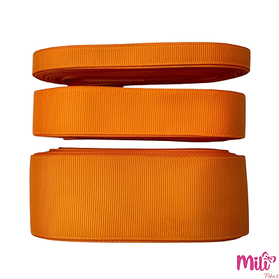 Fita Gorgurão MILI | 10 Metros | Cor: 668 Tangerine