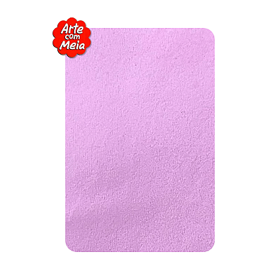 Meia de Seda Arte com Meia Premium | 2 Unidades | Cor: Rosa Algodão Doce