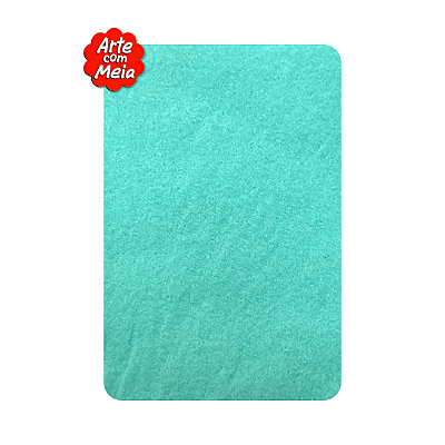 Meia de Seda Arte com Meia Premium | 2 Unidades | Cor: Tiffany