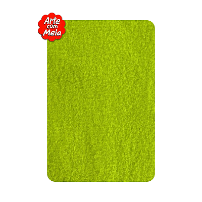 Meia de Seda Arte com Meia Premium | 2 Unidades | Cor: Maçã Verde