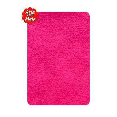 Meia de Seda Arte com Meia Premium | 2 Unidades | Cor: Rosa Neon