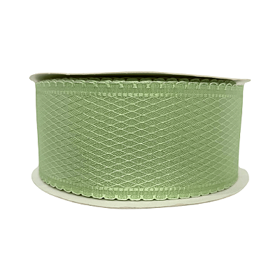 Fita Tecido Losango 38mm | Metro | Cor: Verde