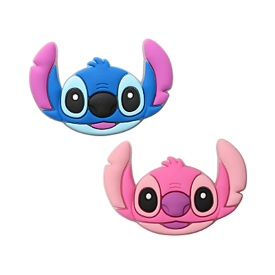 Aplique Emborrachado Personagem Rosto Stitch