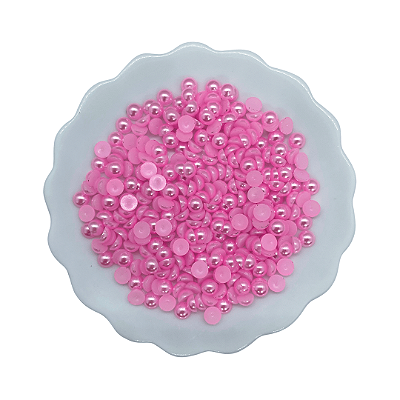 Meia Pérola 6mm Com 25g | Cor: Rosa Claro