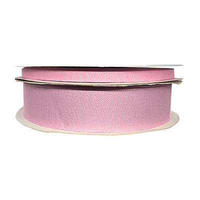 Fita Gorgurão Purl Yama Fio Prateado Nº2 | Nº9 | Metro | Cor: 123 Pearl Pink