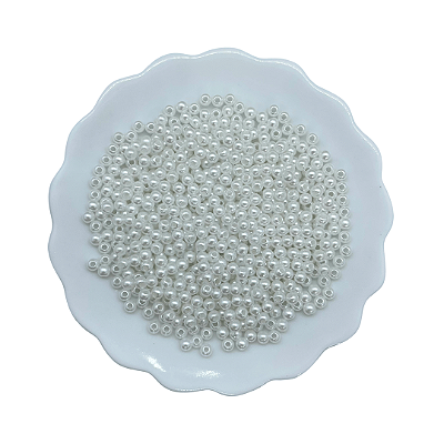 Pérola ABS Com Furo 4mm 25g