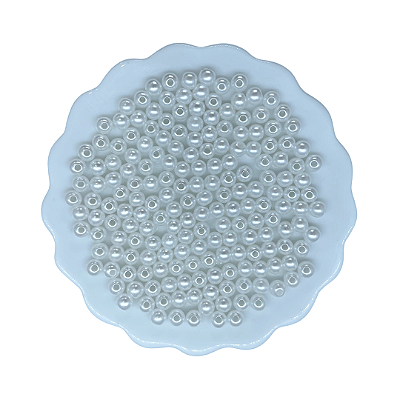 Pérola ABS 6mm Com Furo 25g