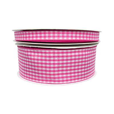 Fita Junina Xadrez Nº2 | Nº9 | Metro | Cor: Rosa