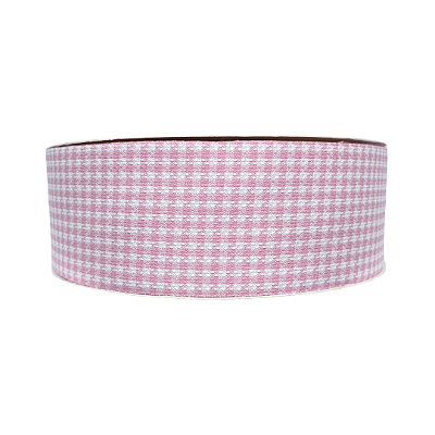 Fita Decorativa Escocesa 38mm | Metro | Cor: Rosa