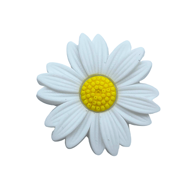 Aplique Emborrachado Flor Margarida