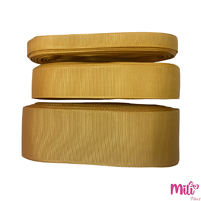 Fita Gorgurão MILI | 10 Metros | Cor: 690 Old Gold