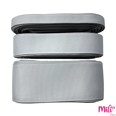 Fita Gorgurão MILI | 10 Metros | Cor: 009 Light Silver