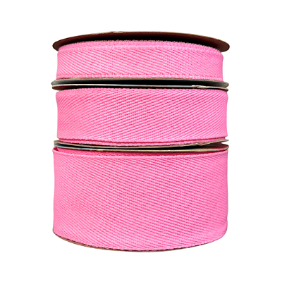 Fita Jeans Lisa Sem Pesponto Sinimbu Nº2 | Nº5 | Nº9 | Rolo com 10 metros | Cor: Rosa Médio