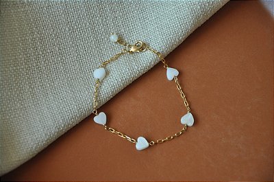 PULSEIRA CORAÇÃO DE MADREPÉROLA