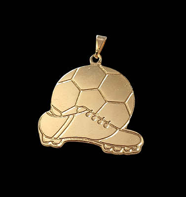PINGENTE LOUCO POR FUTEBOL REDONDO