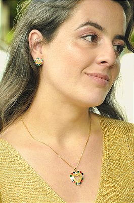 CONJUNTO CORAÇÃO COLOR