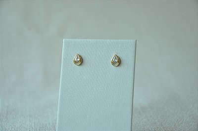 BRINCO GOTA C/ ZIRCÔNIA