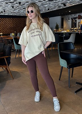 Calça Legging Peluciada