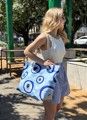 Bolsa De Praia Olho Grego