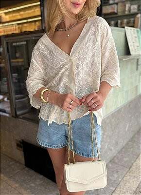 Camisa Renda Francesa Eloá