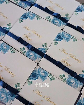 Caixa Convite Padrinhos de Casamento – Personalizada | Kit com 5 – R$99,50