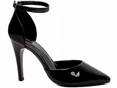 Sapato Scarpin Bico Fino Preto Salto Alto Torricella AVS 9200-117A