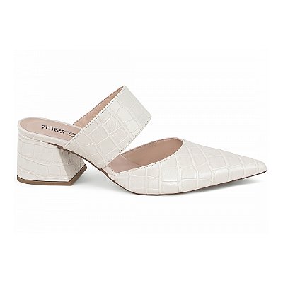 Sapato Scarpin Mule Tamanco Off White Torricella AVS 24.005C