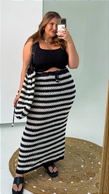PRE  VENDA | Saia Longuete Crochet Planet
