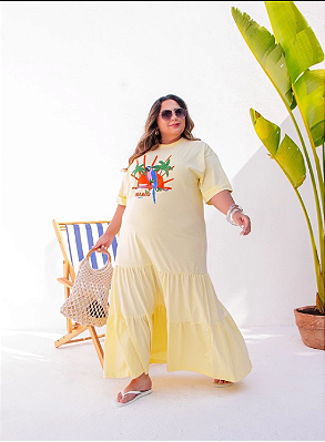 | Vestido Carmem Silk em Algodão |