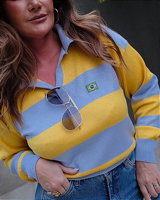 Blusa Tricot Plus - BRASIL