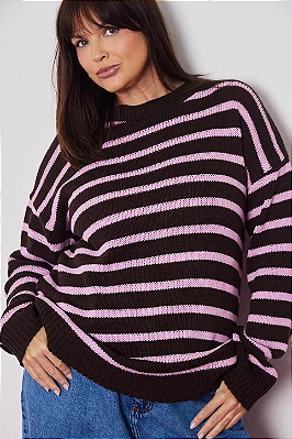 Tricot LIstrado - Luna