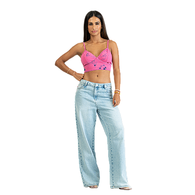 Top Jeans Attack Denim Labellamafia