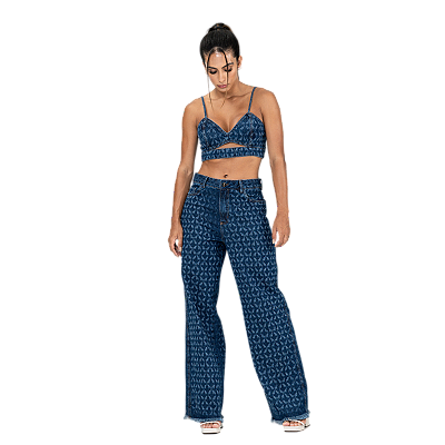 Calca Jeans Denim 3 Denim Labellamafia