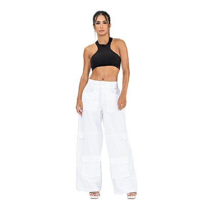 Cropped Plano Elementary Preto Labellamafia