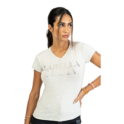 Camiseta Malha Tees Mescla Labellamafia