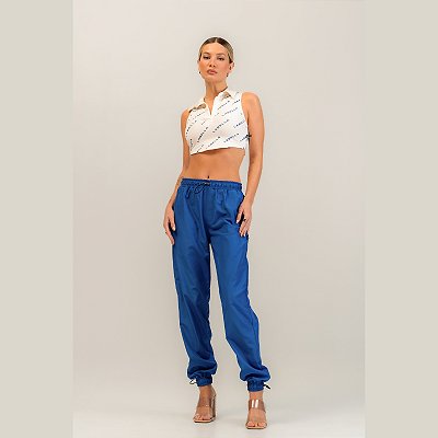 Cropped Malha Casual Sport Branco Labellamafia